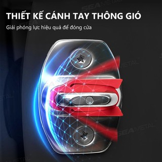 SEAMETAL Khóa cửa ô tô Giảm xócPad Dải silicon Buckel ProtectorSound Damper Buffer Deadener