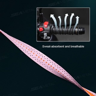 SEAMETAL Xe Máy Tay Lái Băng Xe Đạp Đường Bộ Thanh Băng PU Xe Đạp Tay Lái Băng Mềm Chống Rung Dây Bảo Vệ Bền