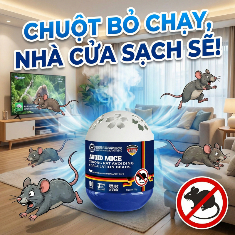 🐭Mua 1 Tặng 1🏠 đuổi chuột thuốc đuổi chuột trong nhà bã diệt chuột đuổi chuột hiệu quả 150g