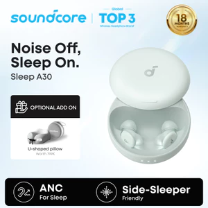 Soundcore by Anker Tai nghe ngủ Soundcore Sleep A30 |Theo dõi giấc ngủ | Làm dịu tiếng ngáy | Âm thanh sóng não AI D1301