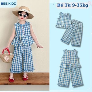 [BST Set Bộ 2026]  Set Bộ Bé Gái, Đồ Bộ Phong Cách Tiểu Thư Nhẹ Nhàng Chất Liệu Cotton Mềm Mại