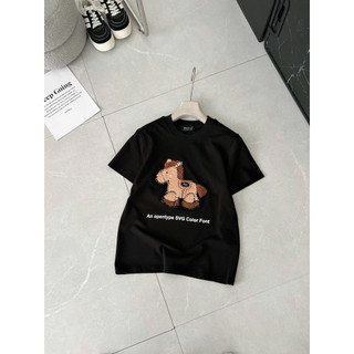 Áo thun form vừa chất cotton co dãn thêu ngựa đính ngọc
