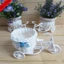 Giỏ đan bằng tre Xe đạp xe ba bánh Giỏ hoa trang trí Đồ trang trí mỹ nghệ