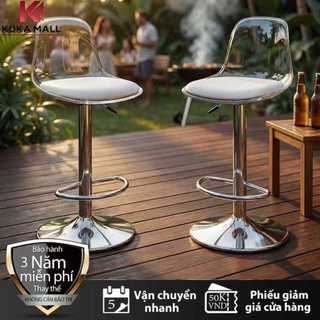 Modern Eames Bar Stool | Ghế Bar Cao Cấp Điều Chiều Cao | Thích Hợp Sân Vườn & Ngoài Trời