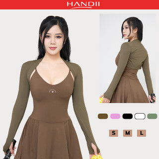 Áo choàng thể thao Sey Minimal Croptop chất liệu cao cấp mềm mịn co giãn tốt "HANDII"