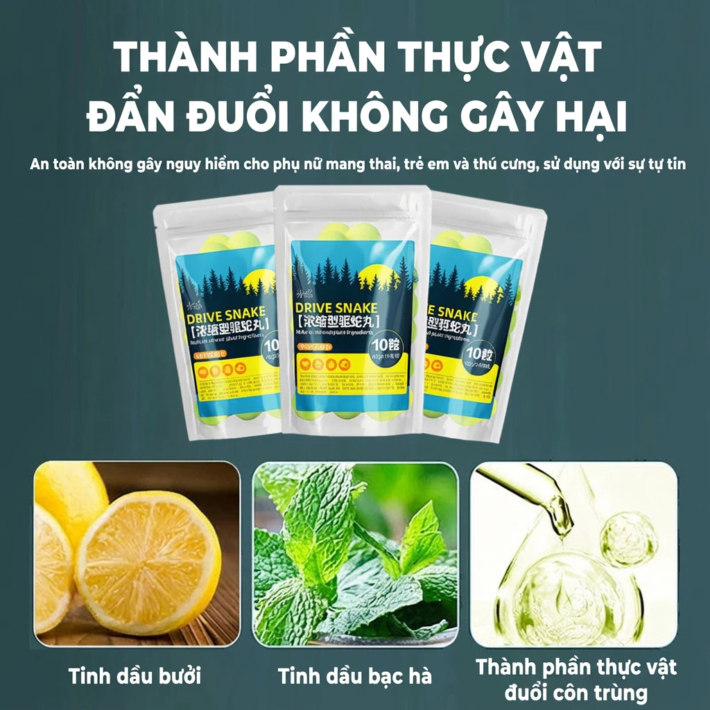 🐭 Mua 2 tặng 1 🐭 Bóng chống chuột, xua chuột trong nhà và ô tô, nhanh chóng, chiết xuất thực vật, an toàn, không độc hại
