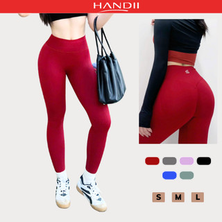 Quần tập thể thao legging SEY Impact chất dêt tôn dáng co giãn cao cấp "HANDII"