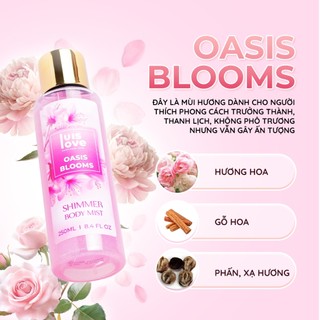 [MUA 2 TẶNG 2]Body Mist LuisLove 240ml Tặng Kèm 2 Chai Lăn Dưỡng Thơm -Combo Thơm Cả Ngày