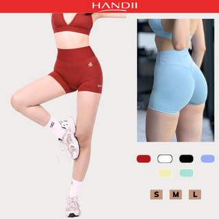 Quần tập gym thể thao SEY Rib Short co giãn mềm mịn hack dáng "HANDII"