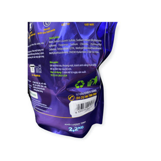 Nước giặt xả 5n1 Swat Romantic túi 2.2 kg