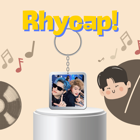 Móc khoá/Keyring mica chất lượng cao OTP Rhycap couple Rhyder Captain Boy
