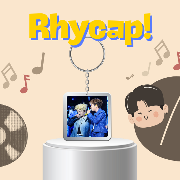 Móc khoá/Keyring mica chất lượng cao OTP Rhycap couple Rhyder Captain Boy