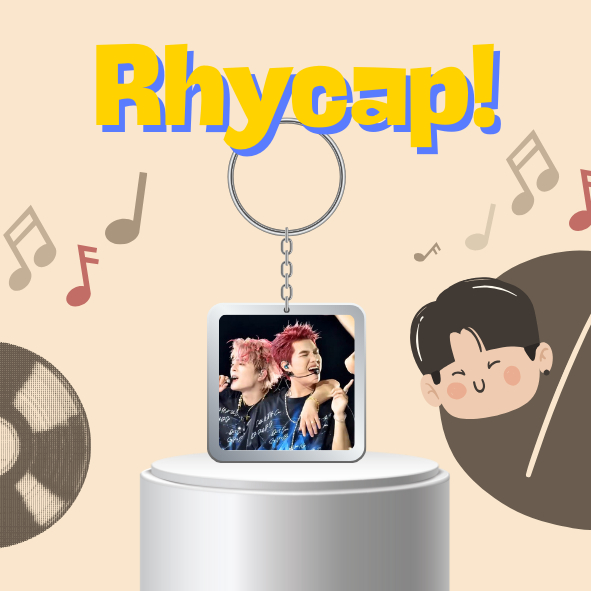 Móc khoá/Keyring mica chất lượng cao OTP Rhycap couple Rhyder Captain Boy