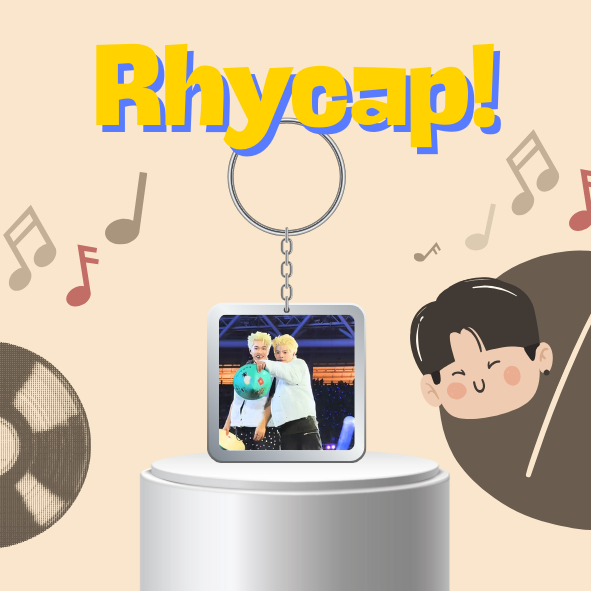 Móc khoá/Keyring mica chất lượng cao OTP Rhycap couple Rhyder Captain Boy