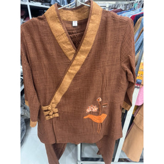 3Nút Vân Mây Nữ # Jacket, Dress #Đồ Lam Đi Chùa