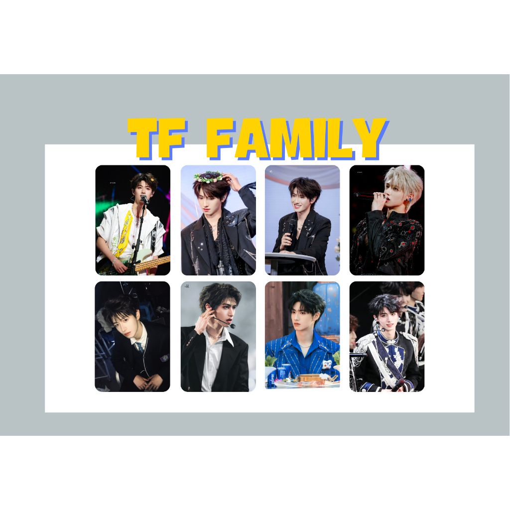set card bo góc Chu Chí Hâm, TF FAMILY card TF Gia Tộc F3
