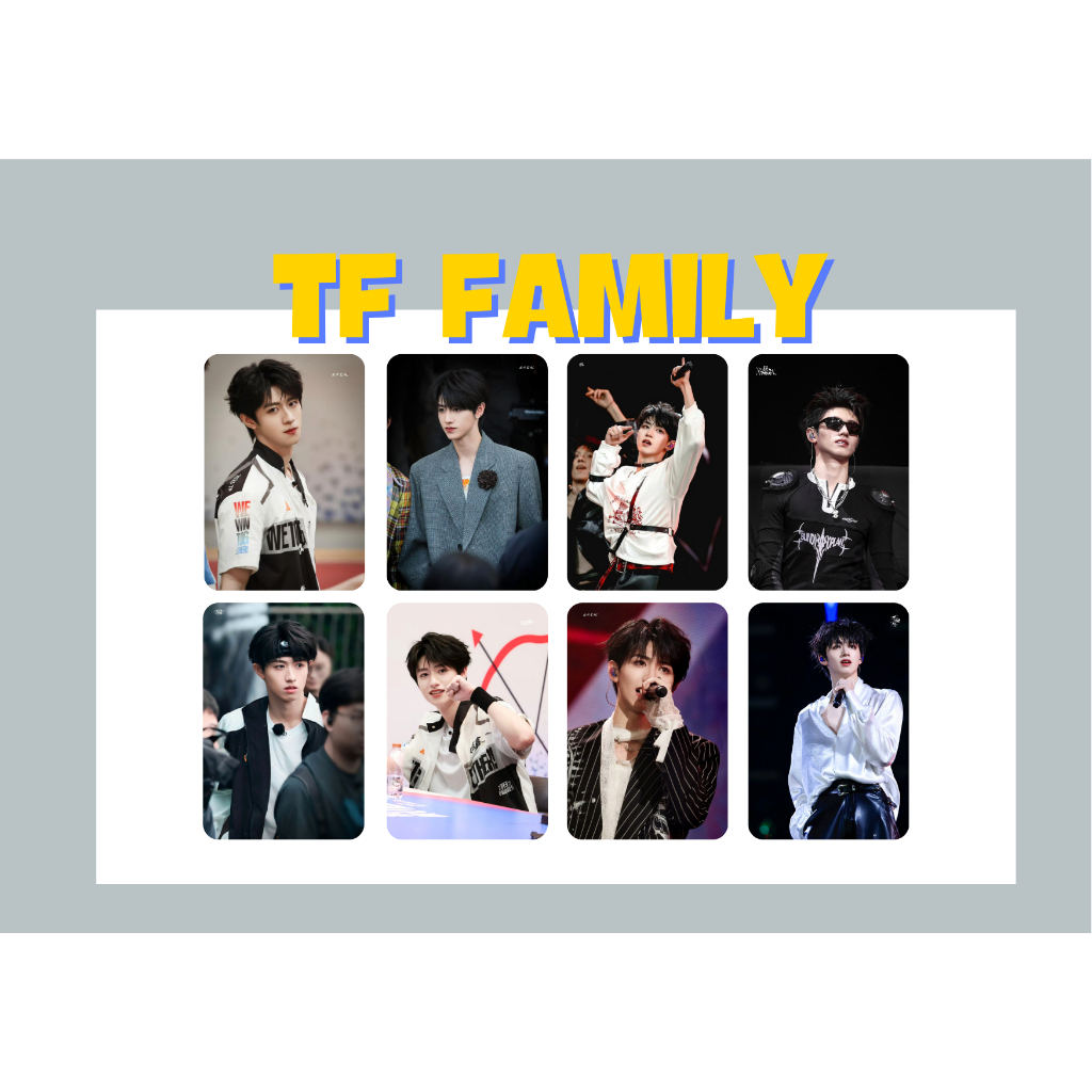 set card bo góc Chu Chí Hâm, TF FAMILY card TF Gia Tộc F3