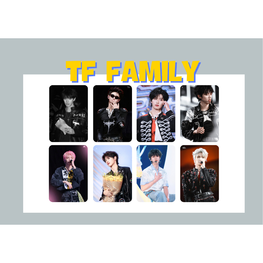 set card bo góc Chu Chí Hâm, TF FAMILY card TF Gia Tộc F3