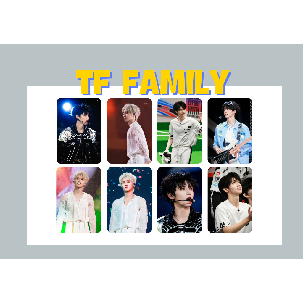set card bo góc Chu Chí Hâm, TF FAMILY card TF Gia Tộc F3