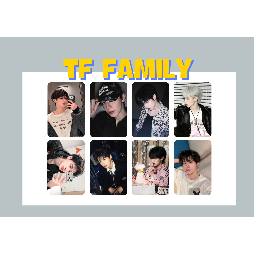 set card bo góc Chu Chí Hâm, TF FAMILY card TF Gia Tộc F3