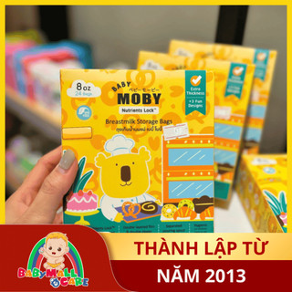 Túi Trữ Sữa Moby Babymall & Care 150ml/240ml (Hộp 24 Túi) Thái Lan