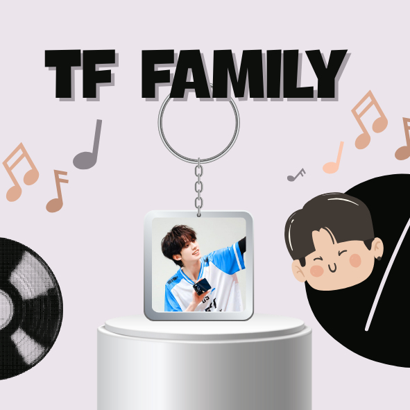 Móc khoá/Keyring Tả Hàng, TF FAMILY card TF Gia Tộc F3