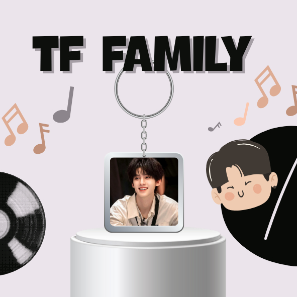 Móc khoá/Keyring Tả Hàng, TF FAMILY card TF Gia Tộc F3