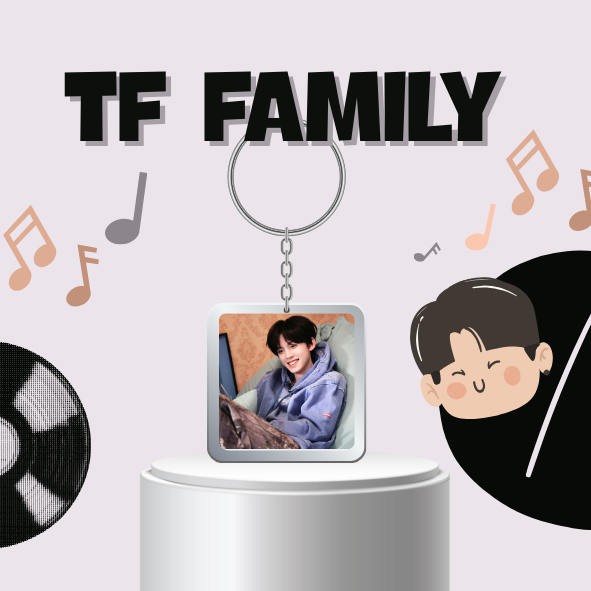 Móc khoá/Keyring Tả Hàng, TF FAMILY card TF Gia Tộc F3