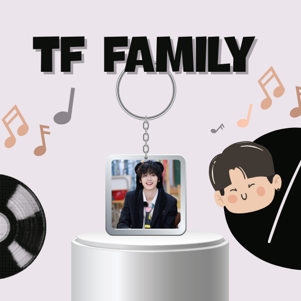 Móc khoá/Keyring Tả Hàng, TF FAMILY card TF Gia Tộc F3