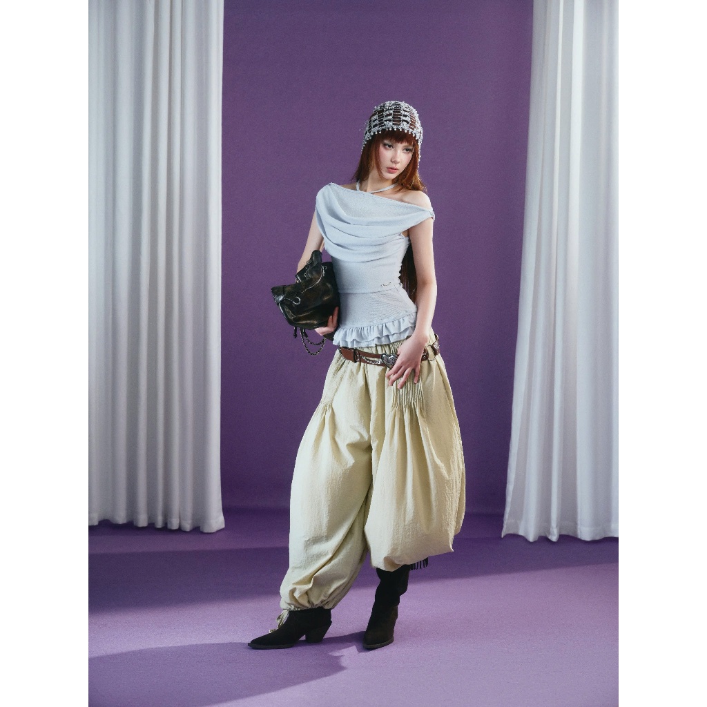 Parachute Balloon Pants - Remmus | Quần dù form balloon dây rút ống 2 kiểu mặc - BST DOLLY HOUSE