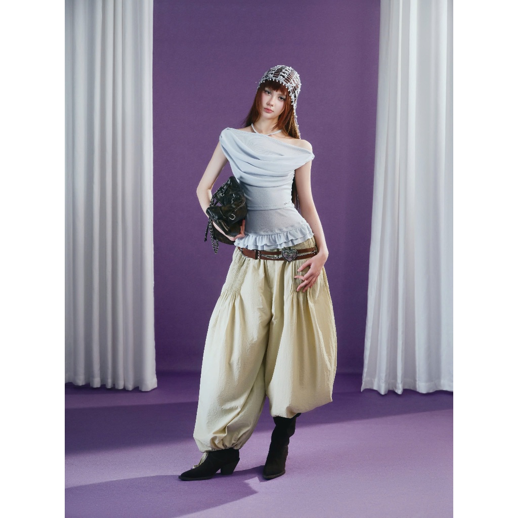 Parachute Balloon Pants - Remmus | Quần dù form balloon dây rút ống 2 kiểu mặc - BST DOLLY HOUSE