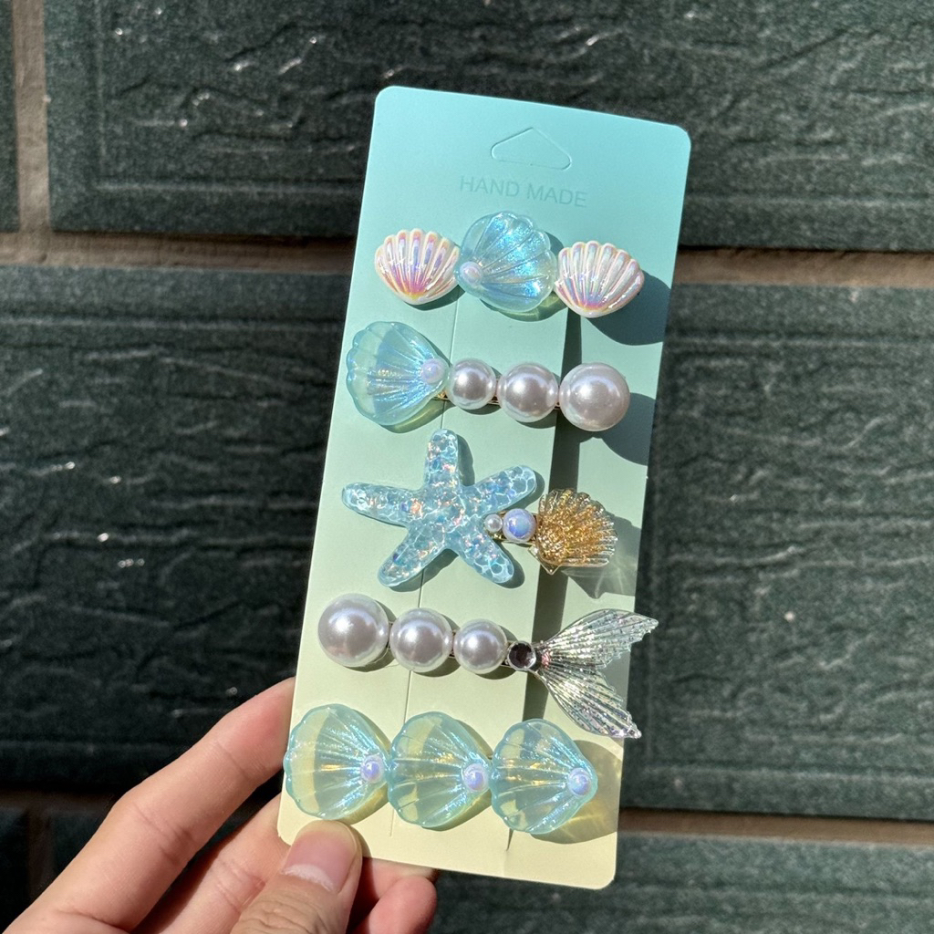 Set Cặp Tóc Phụ Kiện Đi Biển ❤️(order 7-10n