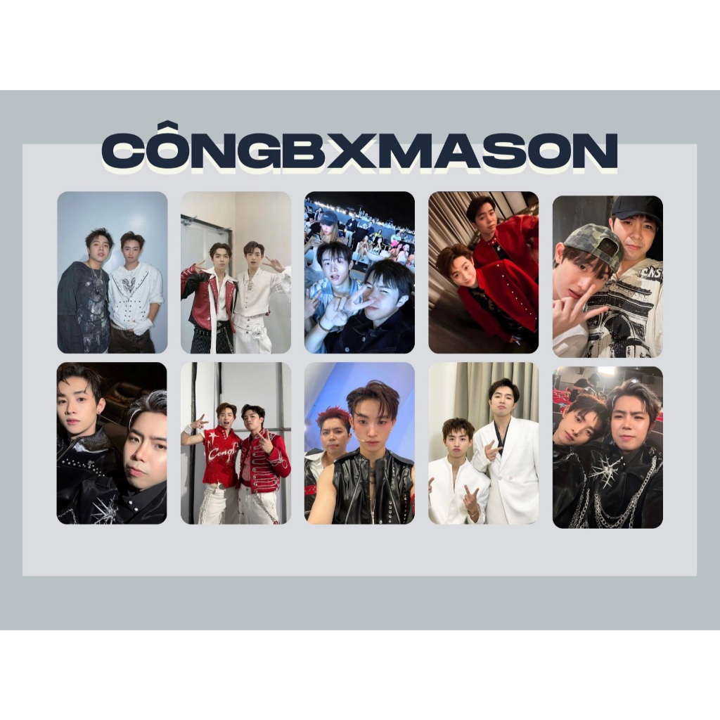 set card bo góc OTP MasonB couple CongB Mason Nguyễn