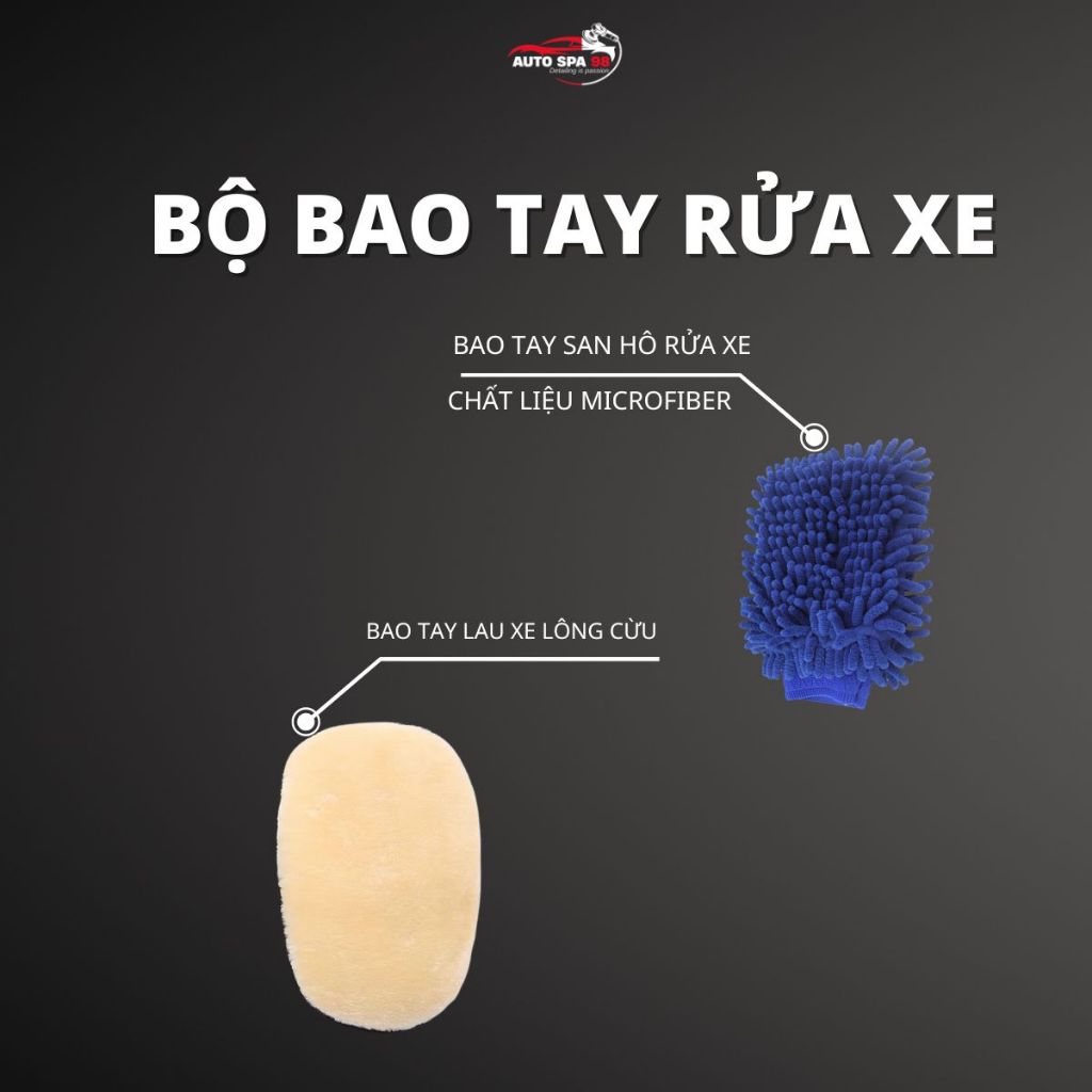 Combo 10 Món Rửa Xe Máy Cao Cấp – Kèm Dung Dịch Rửa Xe K-Wash 500ml