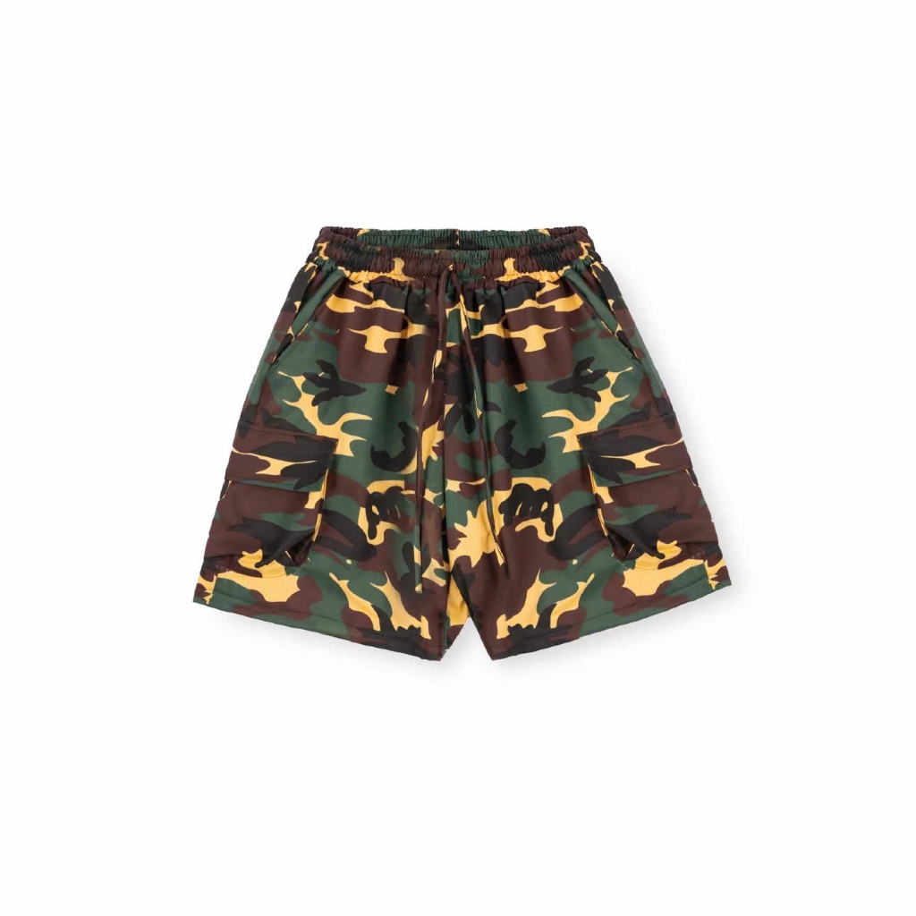 (Xả Kho) Quần short camo Zaagat chất liệu Kaki mềm cao cấp form trên gối thiết kế túi hộp-CAMO SHORT