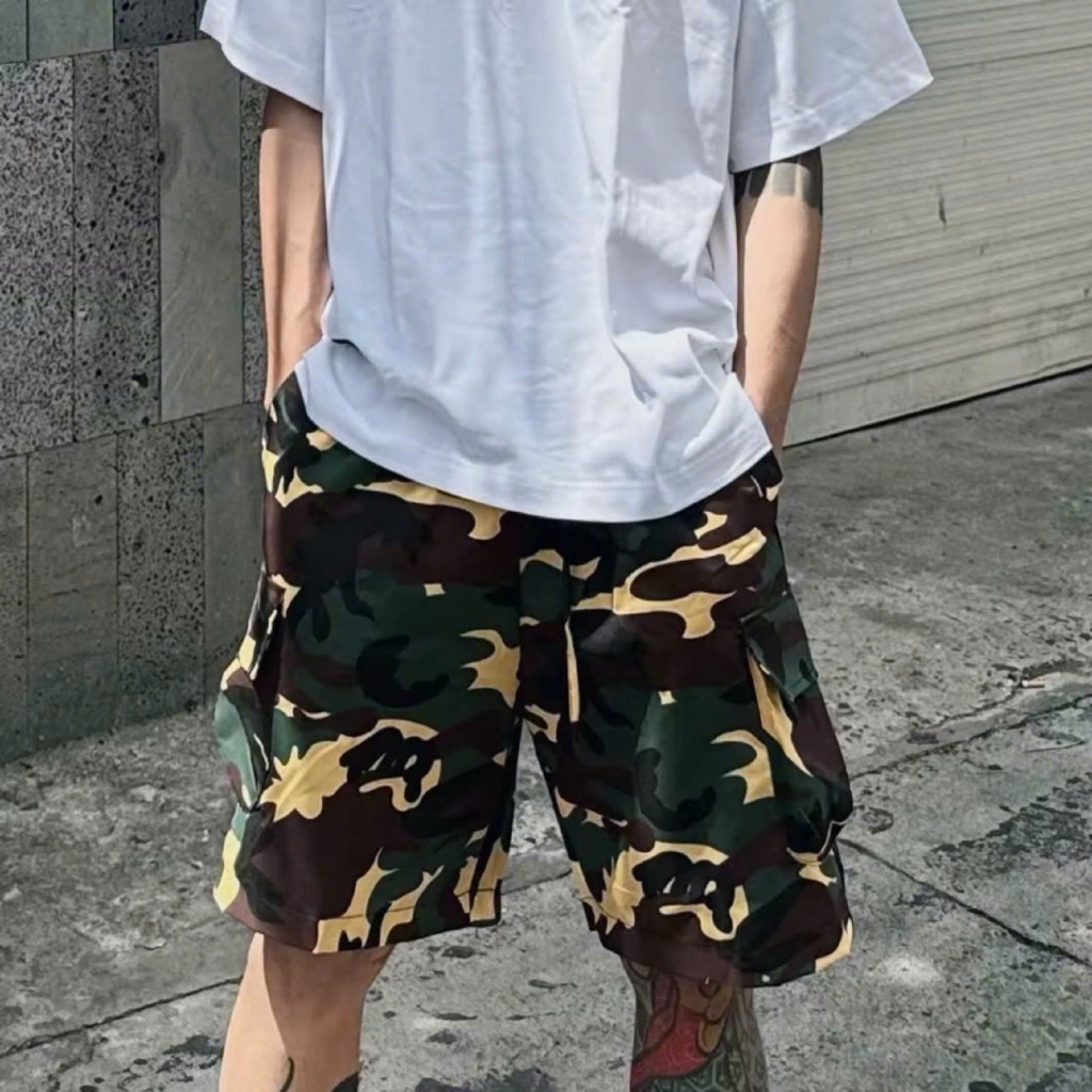 (Xả Kho) Quần short camo Zaagat chất liệu Kaki mềm cao cấp form trên gối thiết kế túi hộp-CAMO SHORT