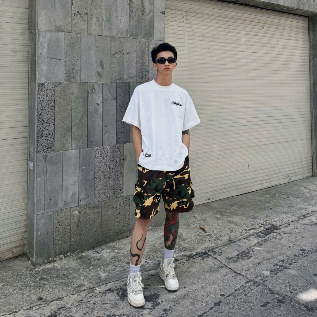 (Xả Kho) Quần short camo Zaagat chất liệu Kaki mềm cao cấp form trên gối thiết kế túi hộp-CAMO SHORT