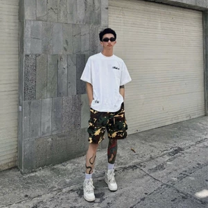 Quần short camo Zaagat chất liệu Kaki mềm cao cấp form trên gối thiết kế túi hộp-CAMO SHORT
