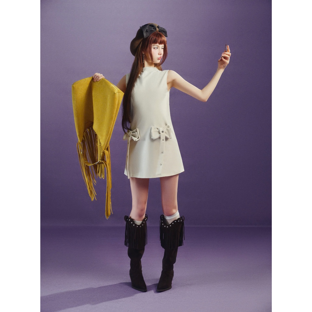Alora Dress - Remmus | Đầm kaki suông form chữ A - BST DOLLY HOUSE