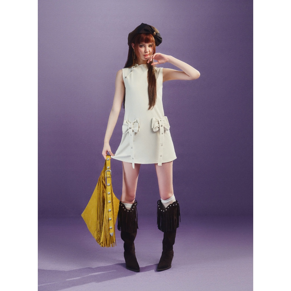 Alora Dress - Remmus | Đầm kaki suông form chữ A - BST DOLLY HOUSE