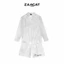 Set sơ mi Zaagat chất liệu tuýt si cao cấp form rộng nam nữ-SHIRT SET