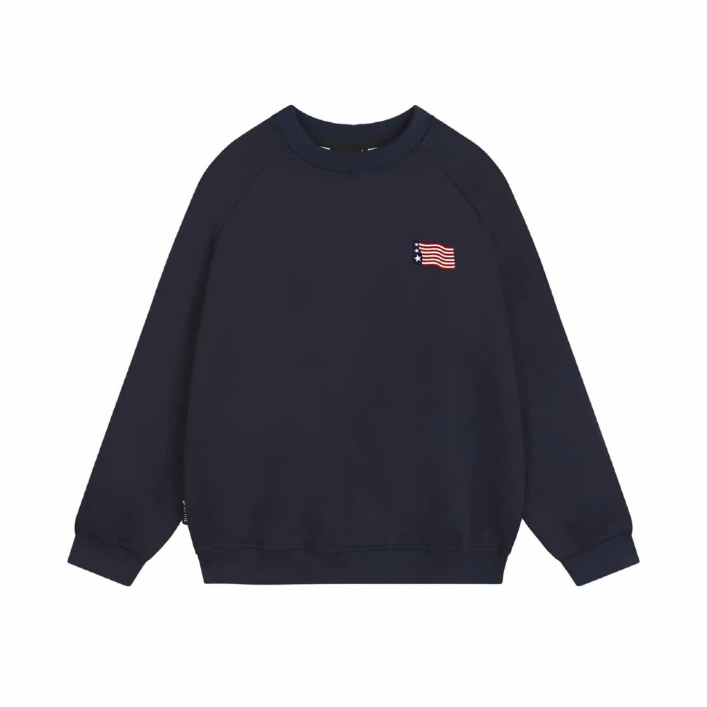 (Xả Kho) Áo nỉ Zaagat chất liệu nỉ 2 da cao cấp form vừa hoạ tiết thêu-SWEATER CỜ MĨ