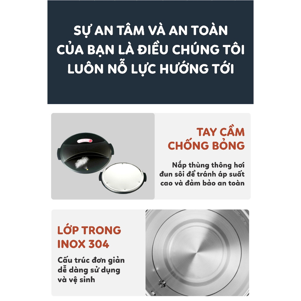 Bình Đun Nước Nóng GREENBAR Máy đun nước nóng dung tích 8L, 10L, 12L, 16L, 20L, 30L, 35L công suất lớn | BigBuy360 - bigbuy360.vn