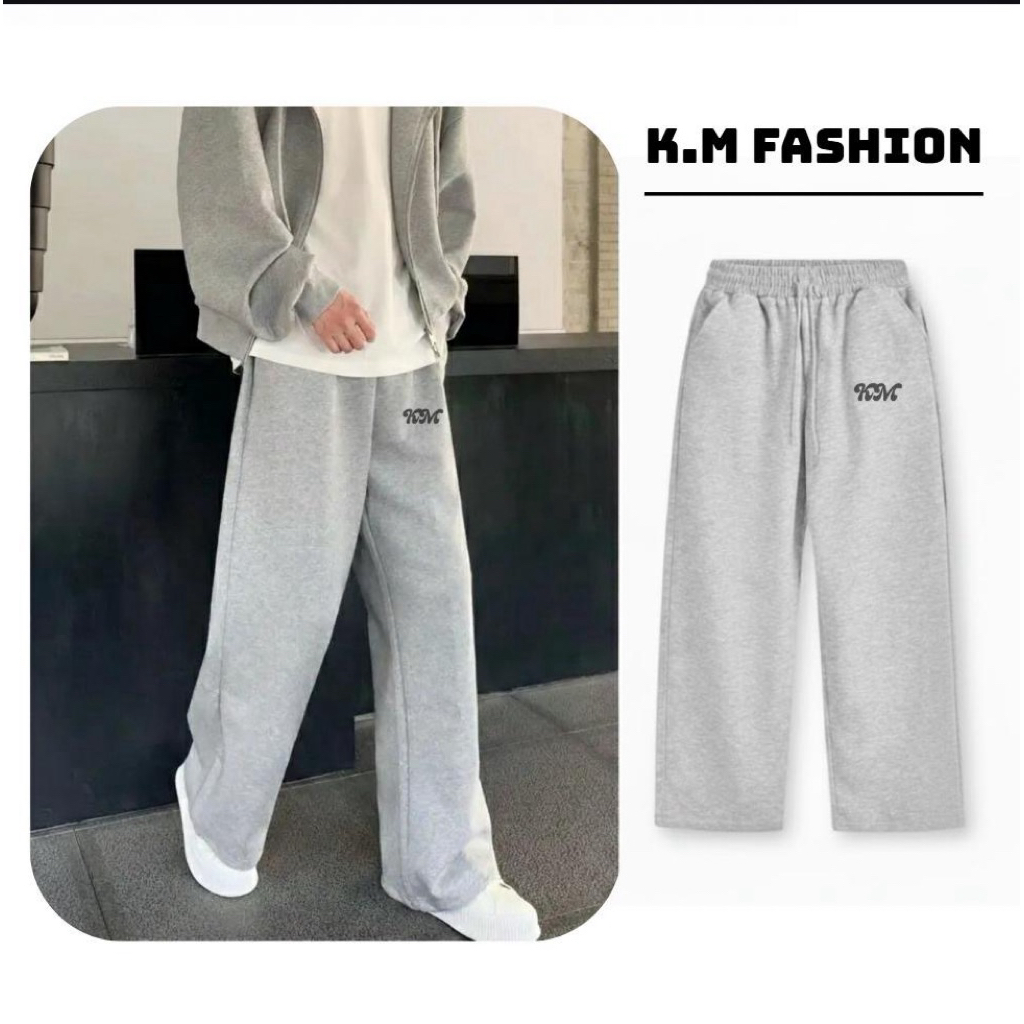 Quần Nỉ Cao Cấp Form Rộng Nam Nữ - Chất liệu Nỉ 2 da, Cạp chun unisex phong cách thoải mái