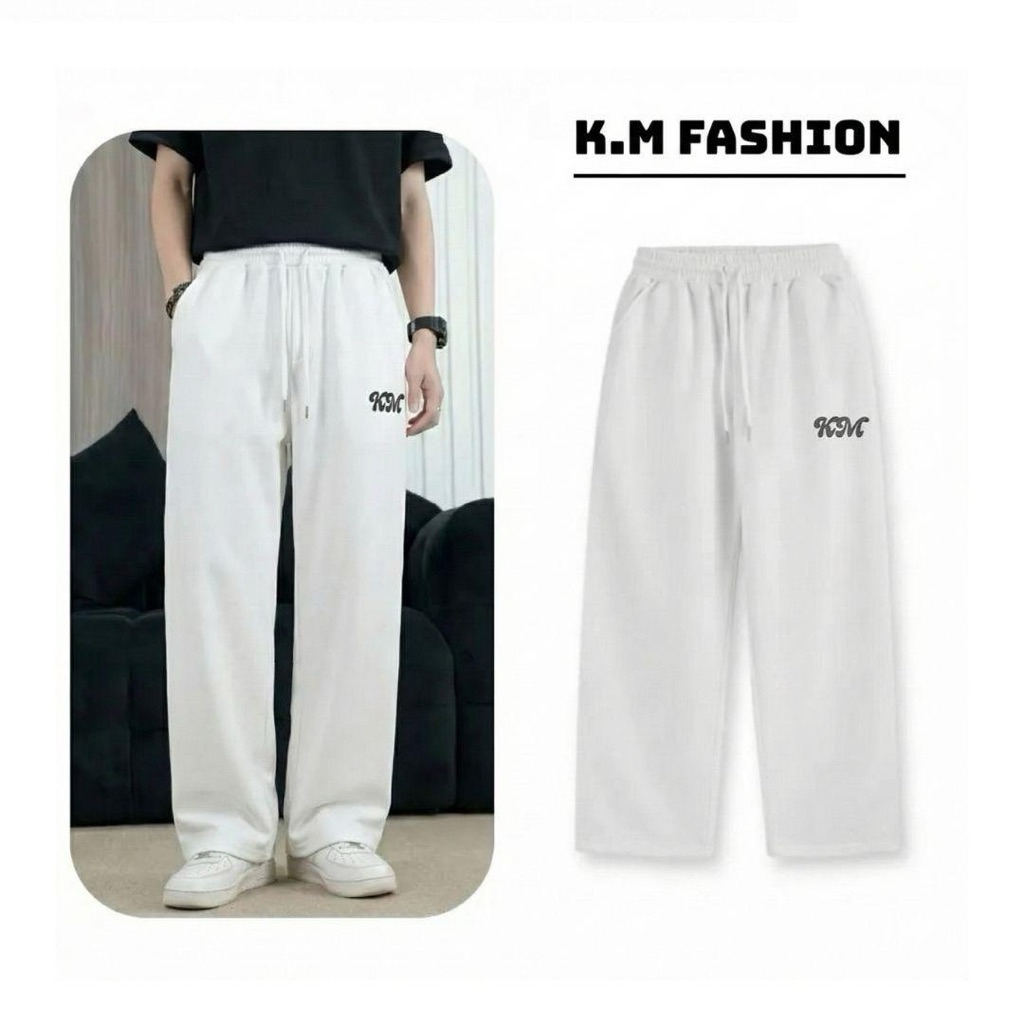 Quần Nỉ Cao Cấp Form Rộng Nam Nữ - Chất liệu Nỉ 2 da, Cạp chun unisex phong cách thoải mái