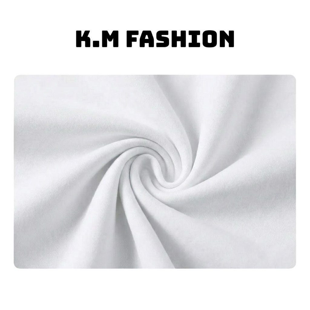Quần Nỉ 2 Da Ống Suông in logo KM, Vải Dày Mịn, Phong Cách Menswear Trẻ Trung, Năng Động