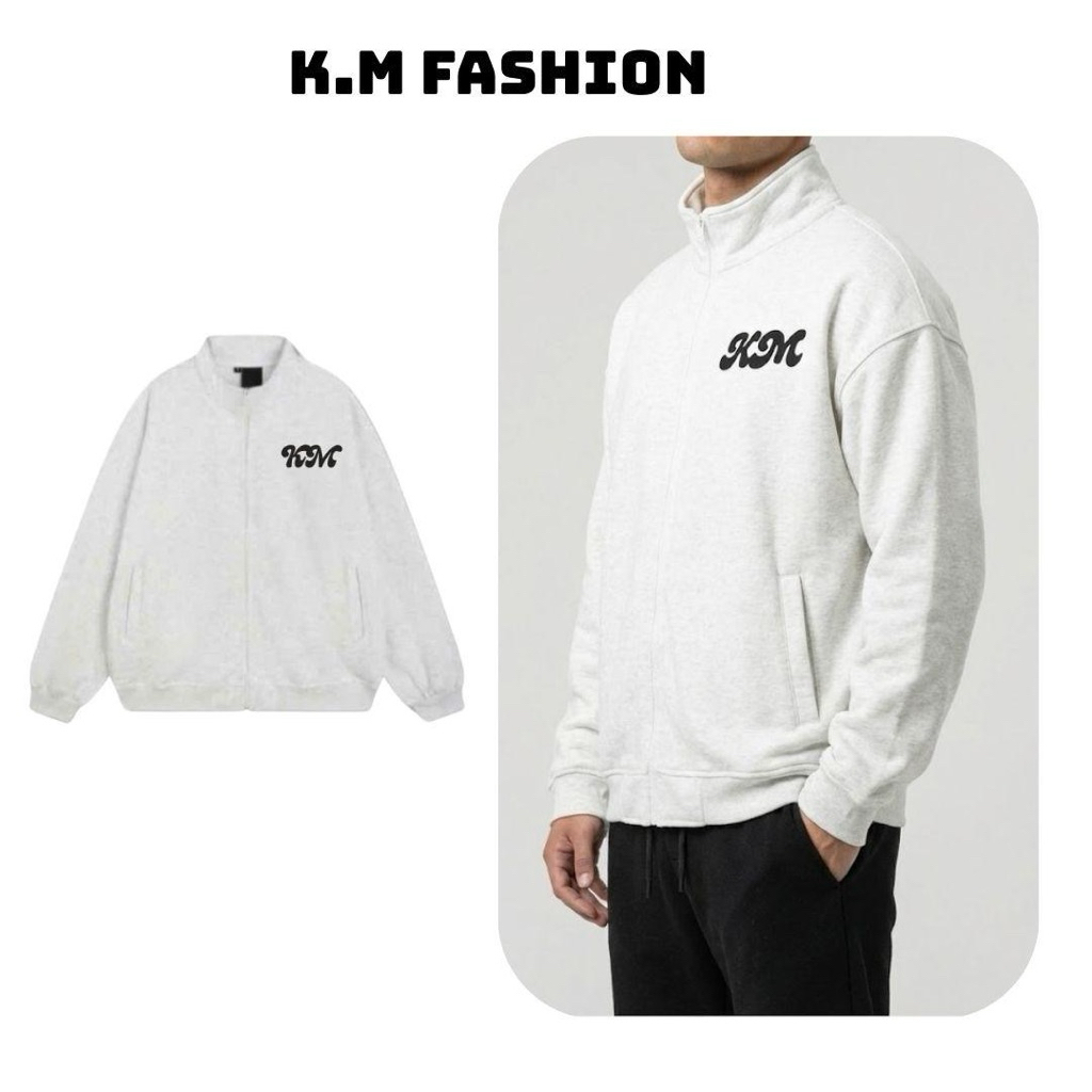 [RẺ VÔ ĐỊCH] Áo Khoác Zip Nam Nữ Form Boxy Rộng Rãi Viralwear Unisex Chất Nỉ 2 Da Phong Cách