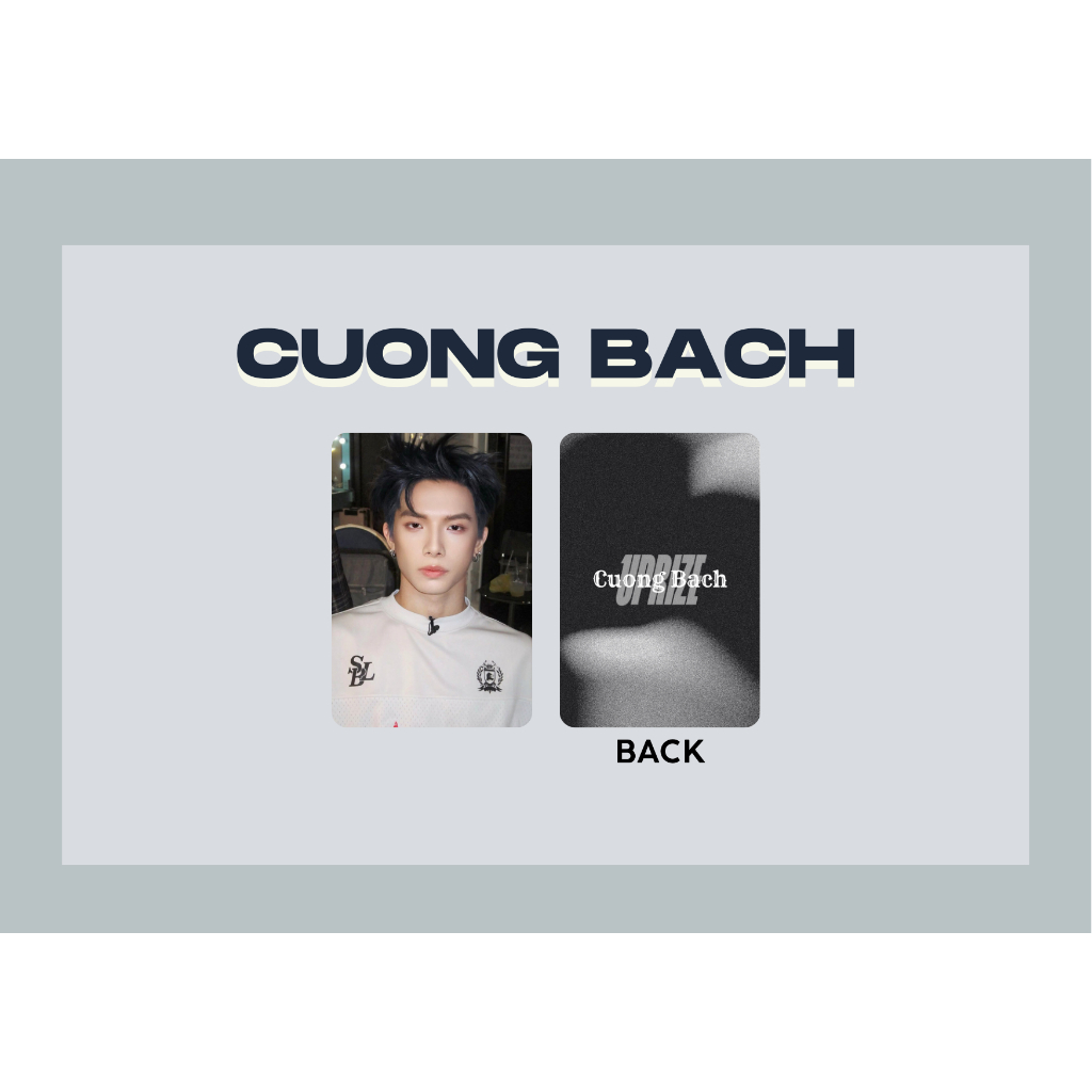 set card bo góc CƯỜNG BẠCH / BẠCH HỒNG CƯỜNG Tân binh Toàn năng-UPRIZE