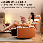 Ghế Sofa Ghế Bành Ghế Thư Giãn Tặng Bố Mẹ Điều Chỉnh Góc Nằm Tay Linh Hoạt 110 Đến 160 Độ Êm Ái — ảnh 4