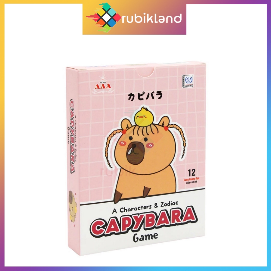 [LHT] Boardgame Capybara 12 Cung Hoàng Đạo Characters & Zodiac Đồ Chơi Trẻ Em Thẻ Bài Card Game